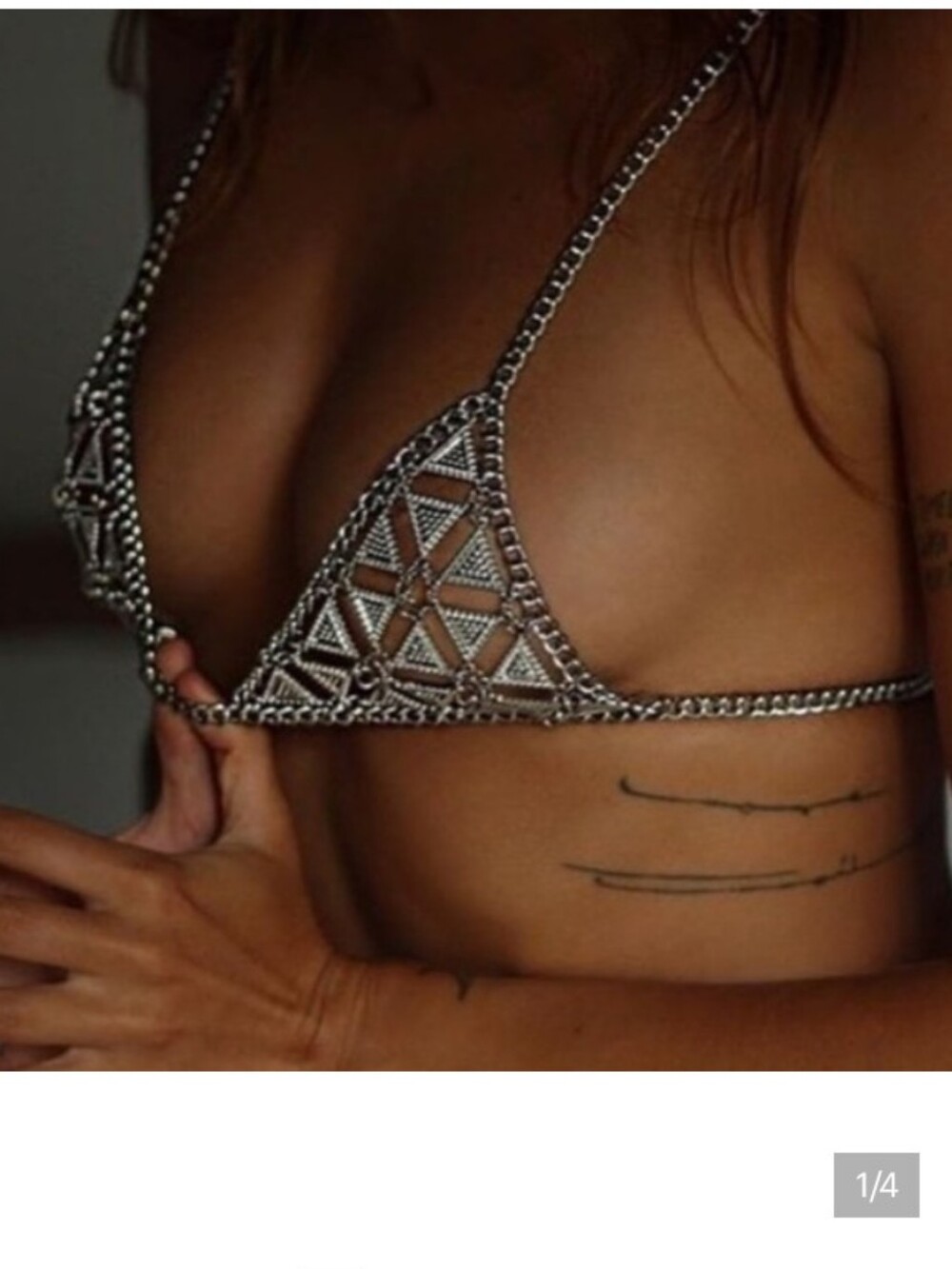 Free People Festival Chain Bralette